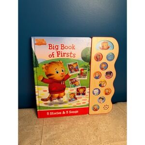 Daniel Tiger's Neighborhood Big Book of Firsts Sound Book 5 Stories 5 Songs